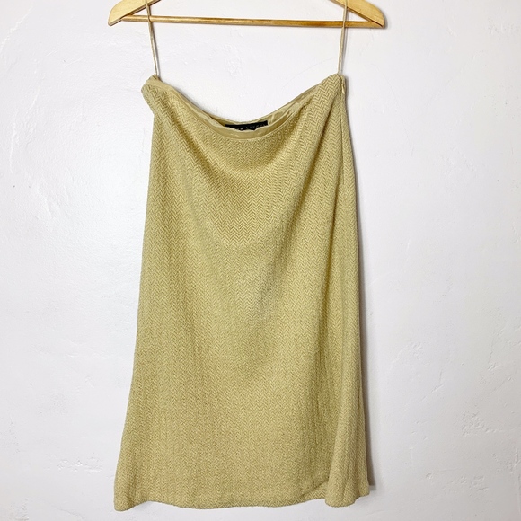 Ralph Lauren Black Label Knee Length Silk Skirt Size 8 - Picture 1 of 7